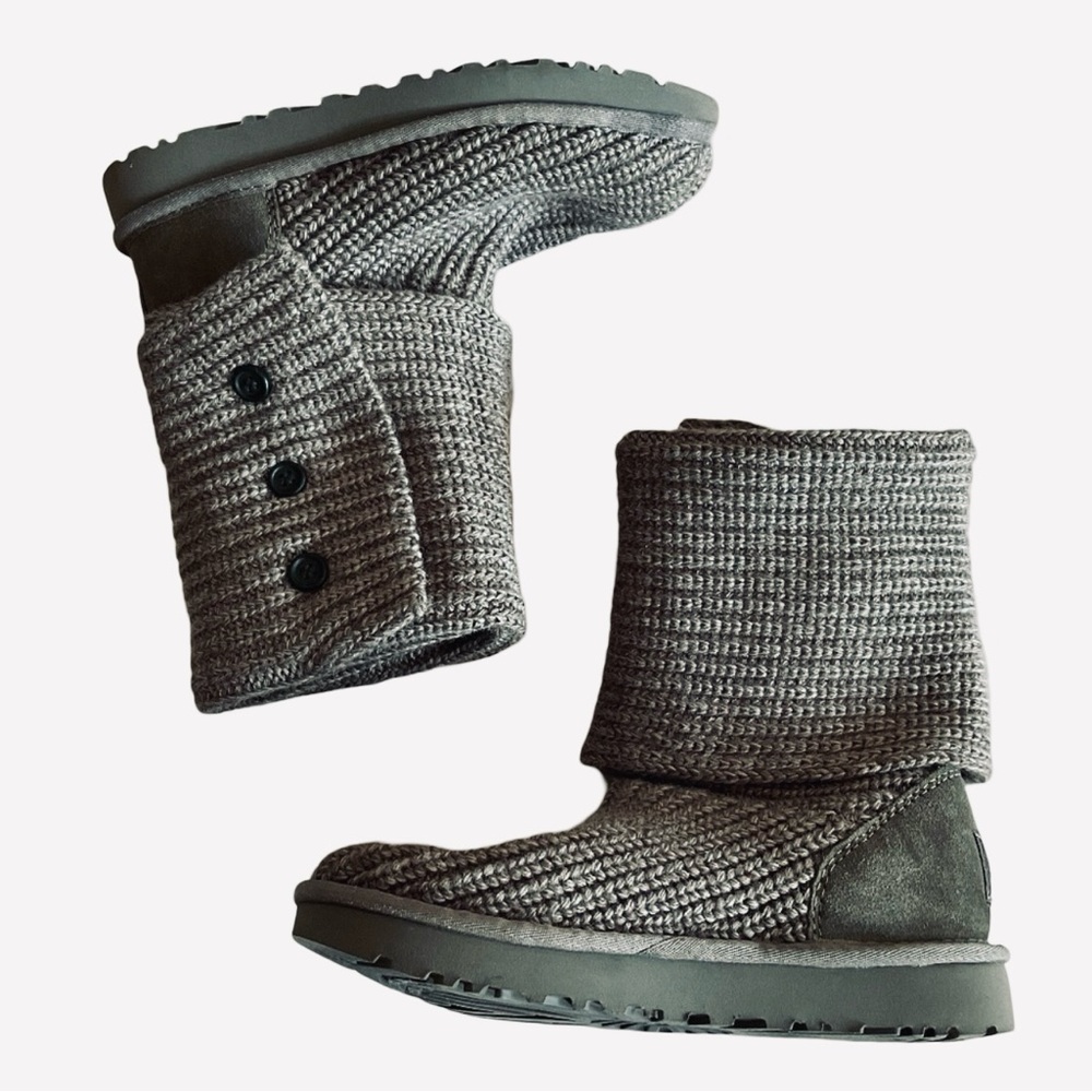 Smokey gray knit Uggs - Picture 14 of 14